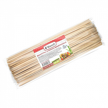 Шампура бамбуковые, 20 см, 100 шт/уп., Komfi